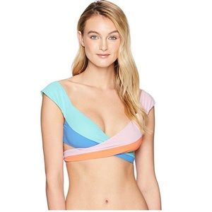 Nanette Lepore, Burano Island Tease Swim Top, M